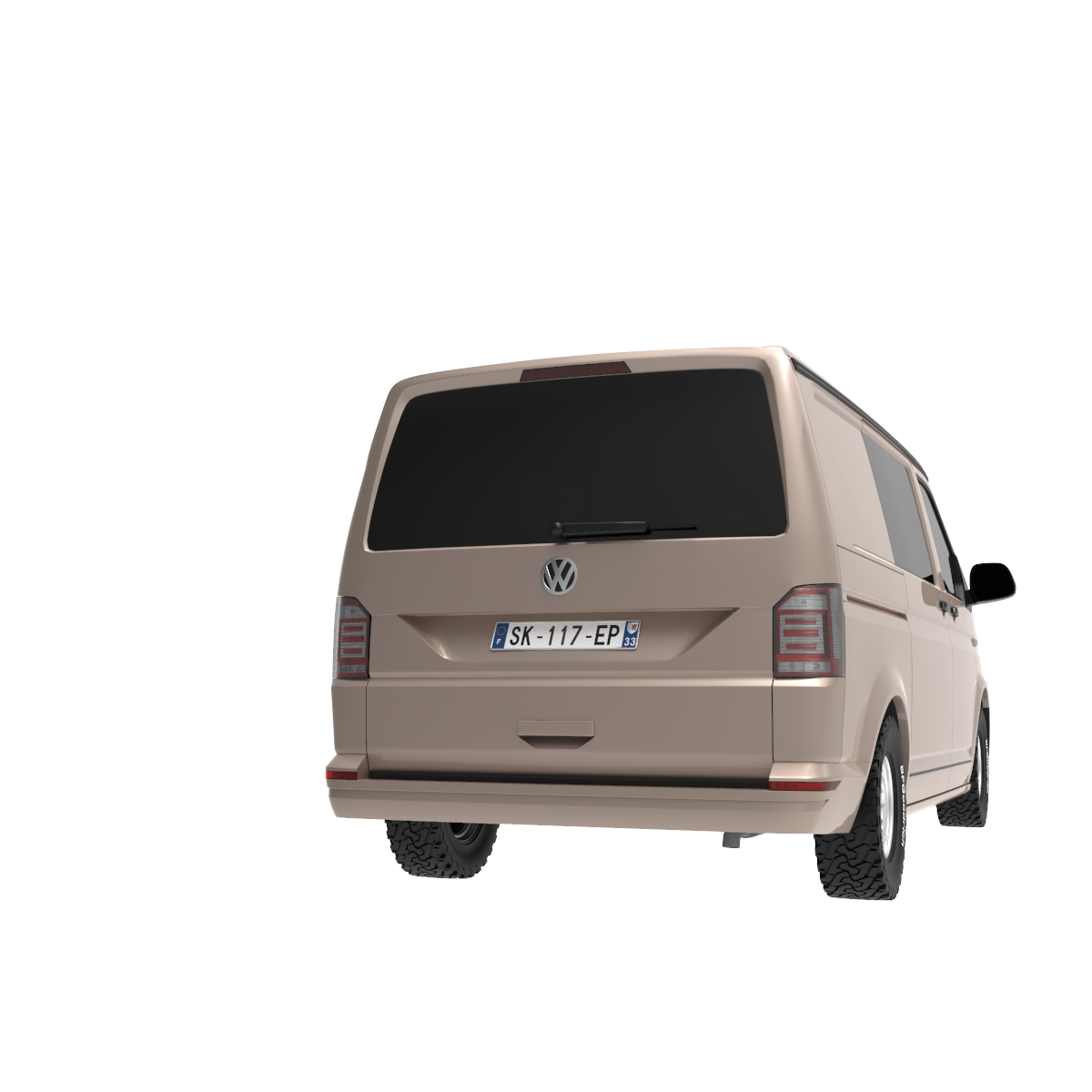 SKEP Gear Carrier Konfiguratoransicht für VW T6.1